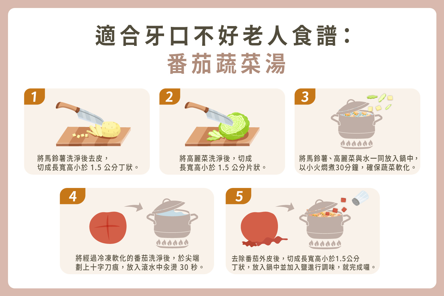 適合牙口不好食譜:番茄蔬菜湯食譜
